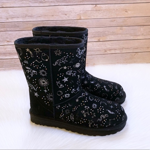 UGG Shoes - UGG Classic Zodiac Short Black Boots